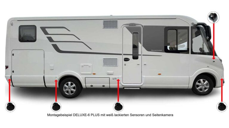Hymer Mercedes mit MobilWarn-Abbiegeassistent-Deluxe-6 und Alarmanlage